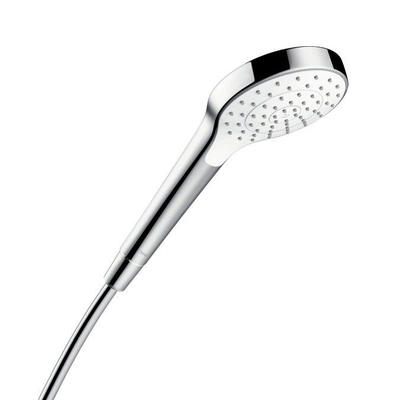 Hansgrohe Croma Select S douchette 1jet EcoSmart 1/2 xØ11cm avec jet pluie (9L/min) blanc/chrome