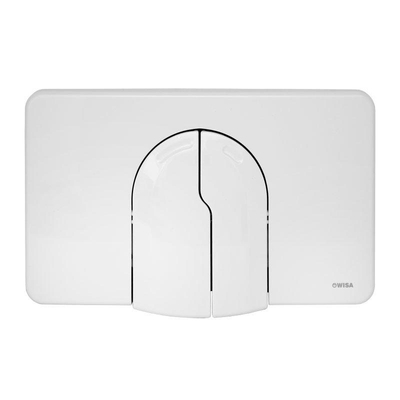 Wisa 2100 Plaque de commande double chasse blanc