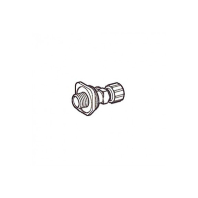 Geberit hoekstopkraan - voor wc element - geborsteld messing (goud)