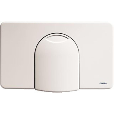 Wisa 2100 plaque de commande en plastique pour réservoir encastré 2100 interruption de chasse SO blanc
