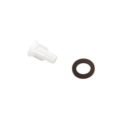 Hansgrohe Filter inzetzeef - met ring - wit