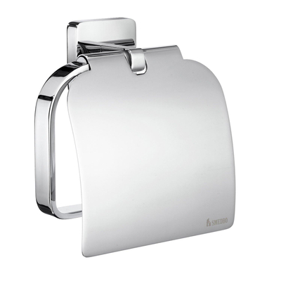 Smedbo Ice porte-rouleau de toilette - avec couvercle - chrome