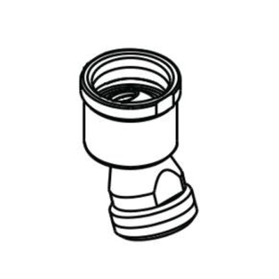 Hansgrohe Fixfit Kogelgewricht - voor Fixfit slangaansluiting - hoogglans chroom