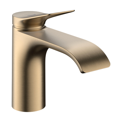 Hansgrohe Vivenis toiletkraan 80 met rechte greep voor koud water of vooraf ingestelde temperatuur zonder afvoer Brushed Bronze