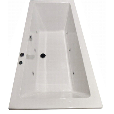 Royal Plaza Rade2 systeembad 180x80cm injectie water 6 jets wit