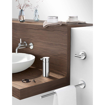 Zack Scala Handdoekhaak Met 2 Haken 6.5X10.5X8.5cm Spiegelglans RVS OUTLETSTORE