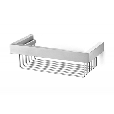 Zack LINEA Panier de douche - 27x13x9cm - acier inoxydable brossé mat