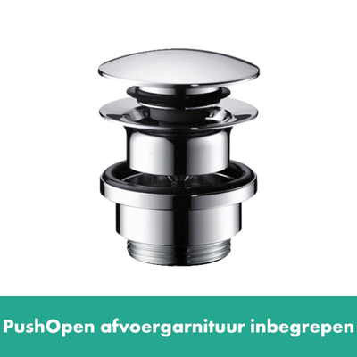 Hansgrohe Finoris bidetkraan pop-up plug chroom