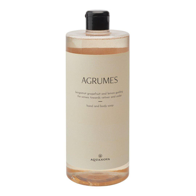 Aquanova Paris Navulling vloeibare hand en lichaam zeep Citrus