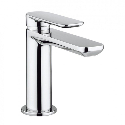 Crosswater Pier Wastafelkraan - 13.5Cm - met Uitloop - 12.5Cm - zonder Waste - hoogglans chroom