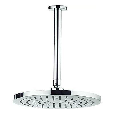 Crosswater Fusion douche de tête 25cm ronde avec bras de plafond chrome