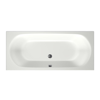 Xenz Cuba Baignoire duo - 180x80x51 - bonde centrale - acrylique - blanc mat