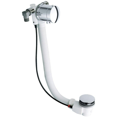 Crosswater Bath Fill Badvulcombinatie - met pop up waste - hoogglans chroom