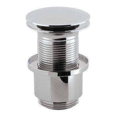 Crosswater Basin Wast Afvoerplug - voor wastafel - met klikwaste verlengd - 10cm - hoogglans chroom