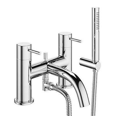 Crosswater MPRO Badkraan - opbouw - met handdouche - hoogglans chroom