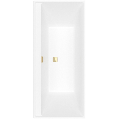 Villeroy & Boch Collaro bad rechthoek - 170x75cm - met badwaste - Stone White (mat wit)