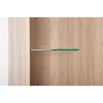 BRAUER Trust armoire de salle de bains - 160x35x35cm - sans poignées rapportées avec 2 portes ouvrant à gauche ou à droite Sunlit