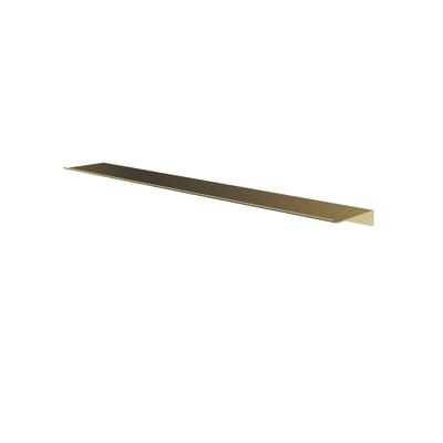 Hotbath &MORE Planchet - 80cm - inclusief bevestigings rails - Geborsteld messing PVD