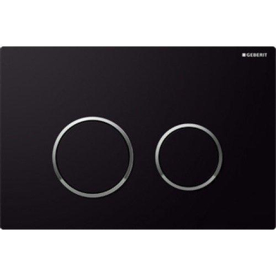 Villeroy & Boch Subway 2.0 Compact avec abattant ensemble de toilette avec réservoir encastré Geberit et plaque de commande Sigma20 noire