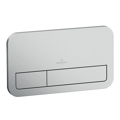 Villeroy & Boch Viconnect 2 knops bedieningsplaat edelmat TWEEDEKANS