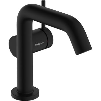 Hansgrohe Tecturis s Eengreeps wastafelkraan - 110 Fine - coolstart - met PopUp - trekwaste - mat zwart