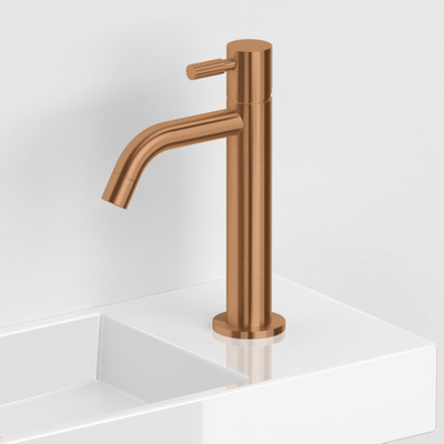 Clou Xo Mitigeur de lavabo - 18,8 cm - bronze brossé