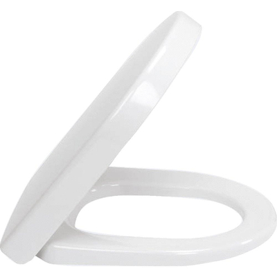 Villeroy & Boch Subway 2.0 compact DirectFlush Toiletset Geberit reservoir bedieningsplaat chroom - softclose - quickrelease - glans wit