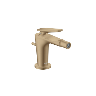 Hansgrohe Axor Citterio C 1-gats bidetmengkraan m. pop-up trekwastevoorsprong 11.3cm - brushed bronze