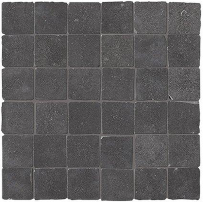 Terravito Ellino carreau mural et de sol - 30x30cm - aspect pierre naturelle - Dark mat (gris)