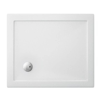 Crosswater Showertray receveur de douche évacuation à gauche 100x80x4cm rectangulaire blanc