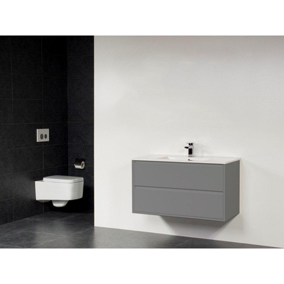 Saniclass New Future XXS Empoli Vasque meuble 100cm sans miroir gris