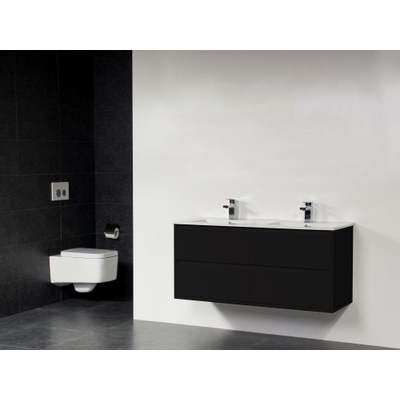 BRAUER New Future Empoli Meuble salle de bains 120cm sans miroir noir