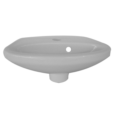 Jika Euroline lave-mains - 36x24 cm - céramique - blanc brillant