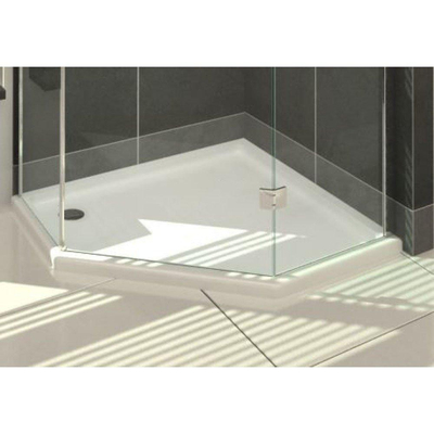 Saniclass Selva Douchebak - 90x90x4cm - vijfhoek - acryl SHOWROOMMODEL