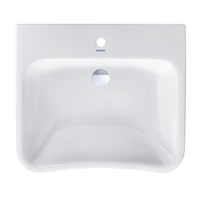 Duravit Durastyle Wastafel - 65x57cm - met 1 kraangat - zonder overloop - wit