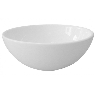 BRAUER Bowl waskom 28 rond keramiek hoogglans wit