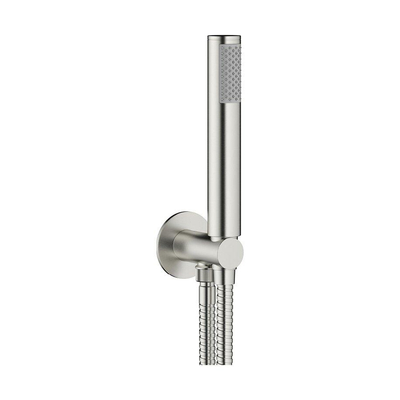 Crosswater MPRO Douchette à main avec support - coude mural - 1 jet - modèle stick - avec flexible de douche 150cm - inox