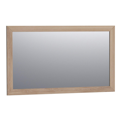 BRAUER Citrine spiegel - 120x70cm - rechthoekig - lamellen eiken naturel frame met verlichting SHOWROOMMODEL