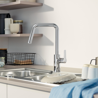 Grohe Start Keukenmengkraan - hoge uitloop - infrarood - chroom
