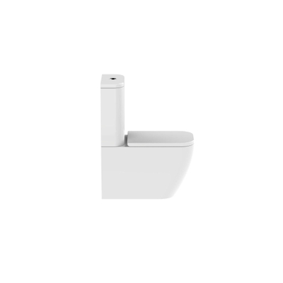 Nemo Spring Sun Toiletset - 34.5x66x85cm - met reservoir - softclose & quickrelease zitting - porselein wit SHOWROOMMODEL