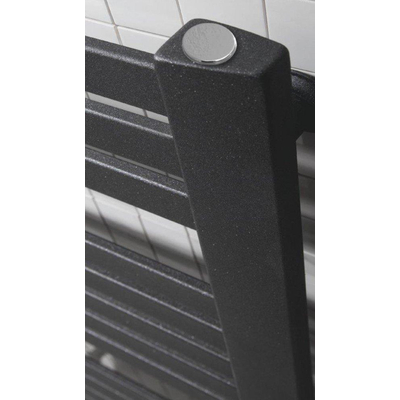 HR Badmeubelen Base Designradiator - 56.5x6.6x121cm - middenaansluiting - 572 Watt - dark graphit matt