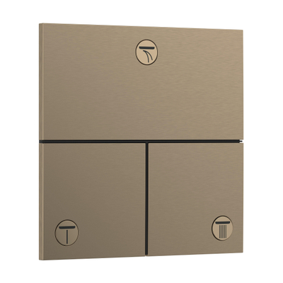 Hansgrohe ShowerSelect Comfort E Mitigeur de douche - encastré - 3 fonctions - Bronze brossé