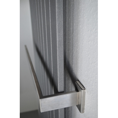 H&R Badmeubelen Handdoekhouder - 47.8x10.5x4cm - 48x10cm - voor bevestiging op de wand - RVS - OUTLET UDEN