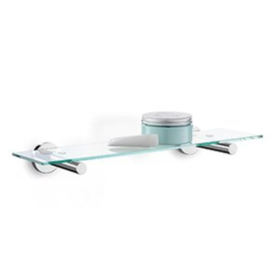 Zack SCALA Planchet - 50x12x6cm - helder glas - hoogglans RVS