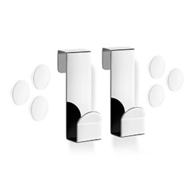 Zack Mitor crochet 2.4x4.2x7.5cm pour paroi de douche set de 2 inox