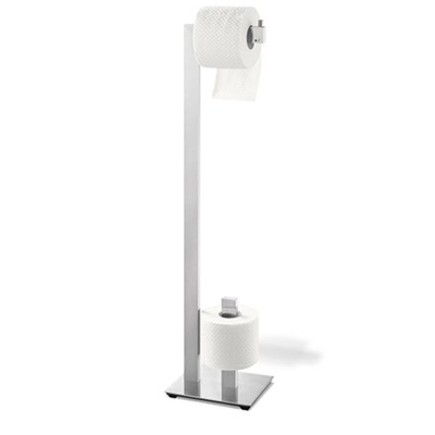 Zack LINEA Toilet Butler - 73x15x18cm - autoportant - Acier inoxydable