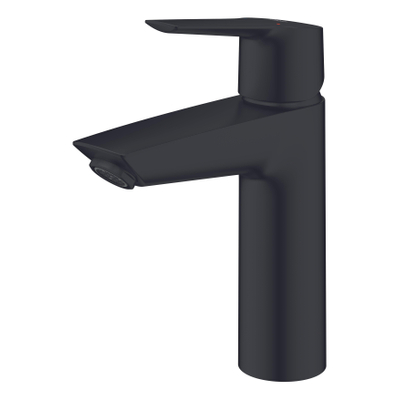 GROHE Start m-size wastafelmengkraan - met klikwaste - mat zwart OUTLETSTORE