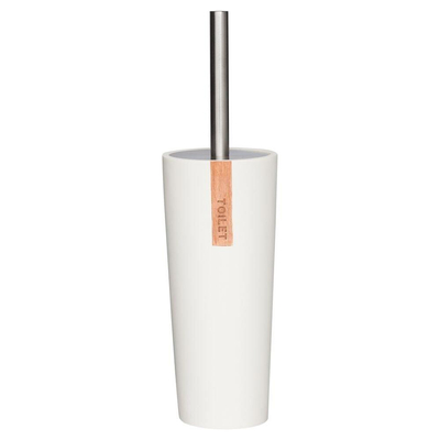 Sealskin Pierra Brosse de toilette avec support Polyresin Blanc