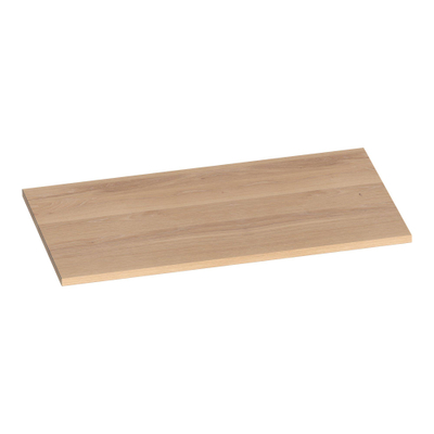 BRAUER Ocean Slim Plan sous vasque Chêne massif 80x1,9cm Smoked Oak