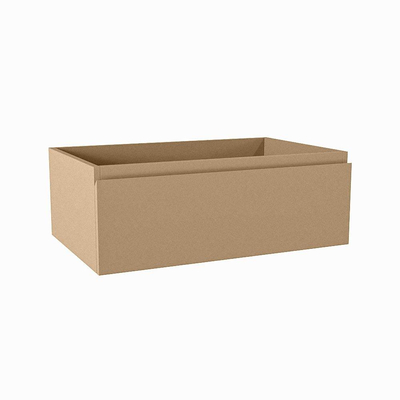 Mondiaz FOGE wastafelonderkast - 70x45x25cm - 1 lade - uitsparing midden - softclose - Oro